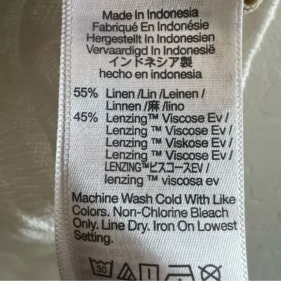 Madewell Women's Breeze woven Beachside Shirttail Top XS - Picture 4 of 5